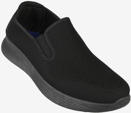 Canguro Sneakers uomo slip on in tessuto Slip On uomo Nero taglia 45