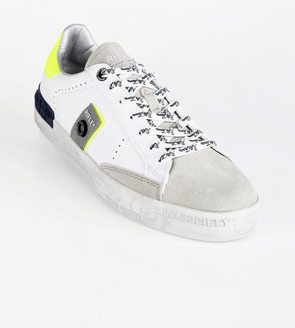 Rifle SPIDER LTH Sneakers uomo RFM119991 Sneakers Basse uomo Bianco taglia 43