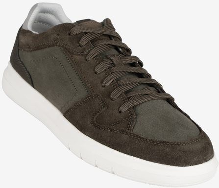 Geox U MEREDIANO A Sneakers in pelle da uomo Sneakers Basse uomo Verde taglia 41