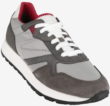 Geox U VICENDA A Sneakers stringata da uomo Sneakers Basse uomo Grigio taglia 45