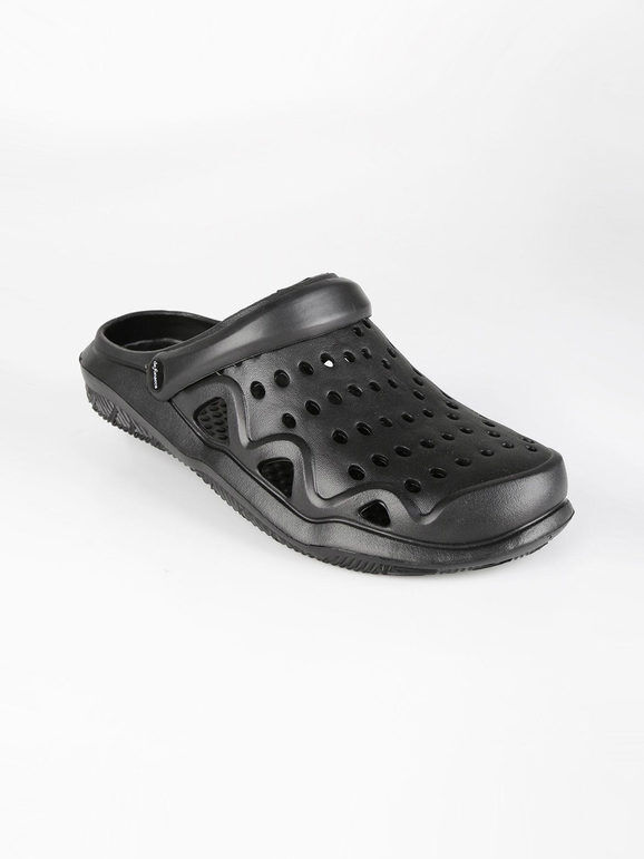 De Fonseca Zoccoli da bagno modello crocs Ciabatte uomo Nero taglia 40