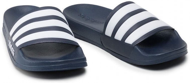 adidas Ciabatte Gomma Piscina Doccia Flip Flops UOMO Blu bianco ADILETTE SHOWER