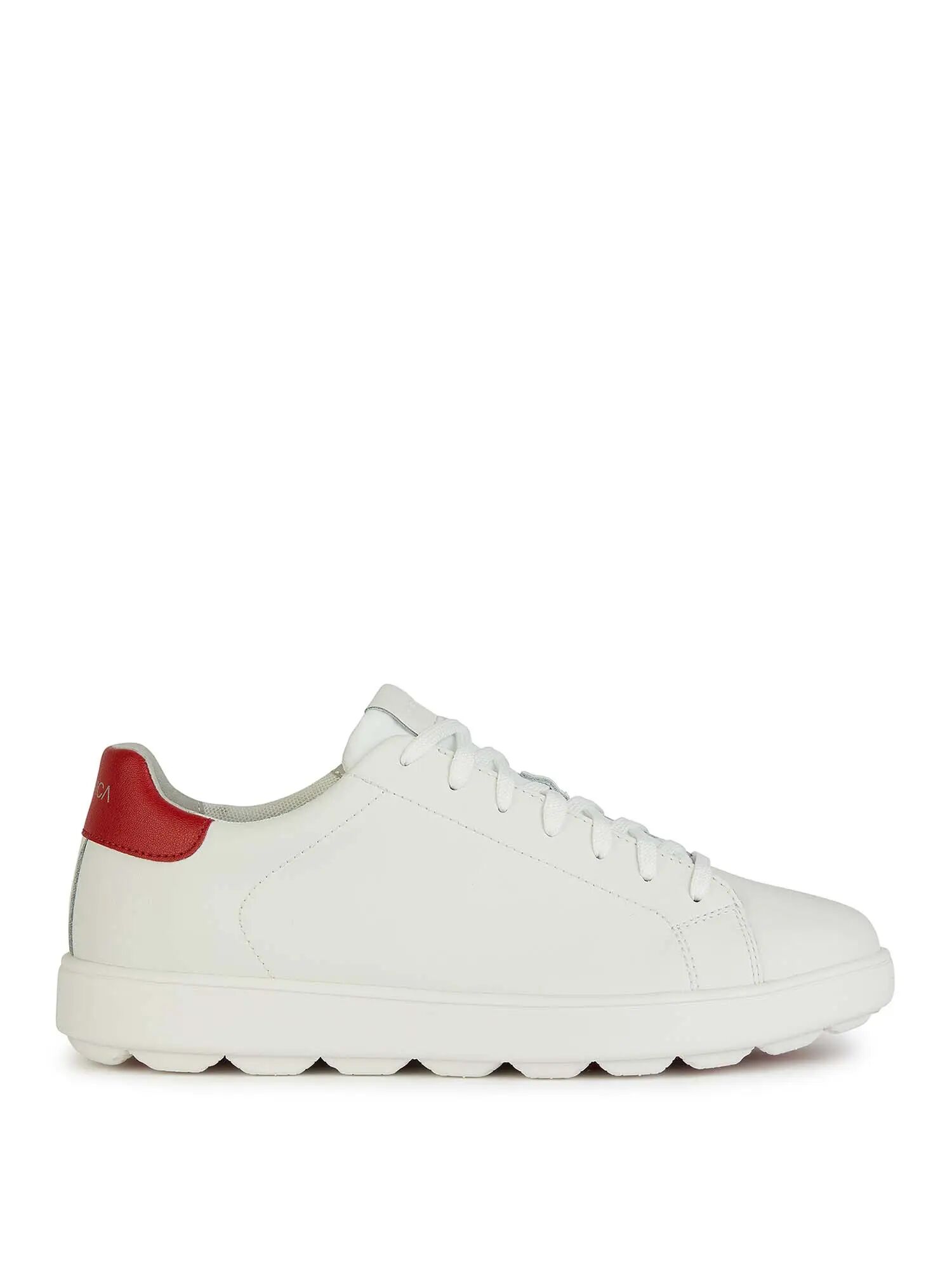 Geox Sneakers Bianche Uomo BIANCO/ROSSO 40