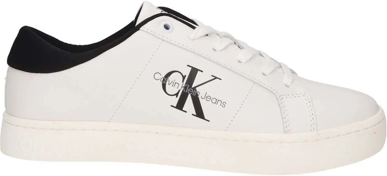 Calvin Klein Sneakers Bianche Uomo BIANCO/NERO 40