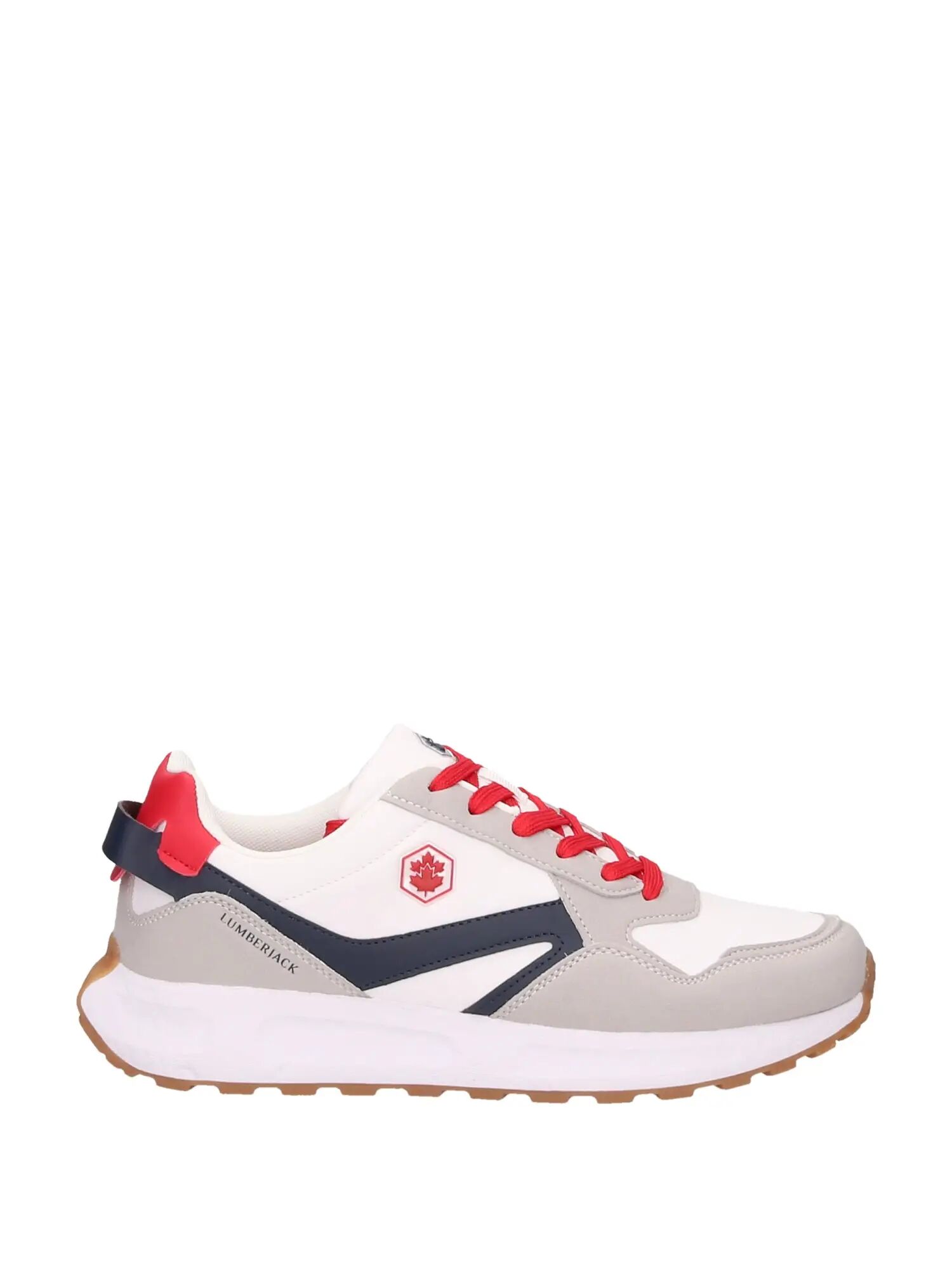 Lumberjack Sneakers Bianche Uomo BIANCO/NAVY 40