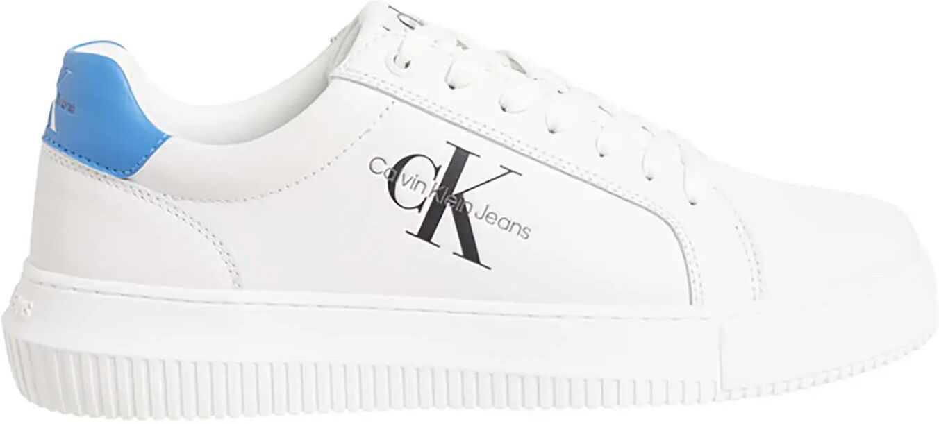 Calvin Klein Sneakers Bianche Uomo BIANCO/BLU 40