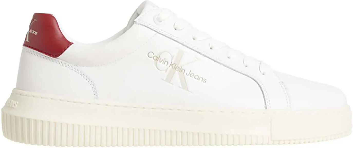 Calvin Klein Sneakers Bianche Uomo BIANCO/CREMA 40