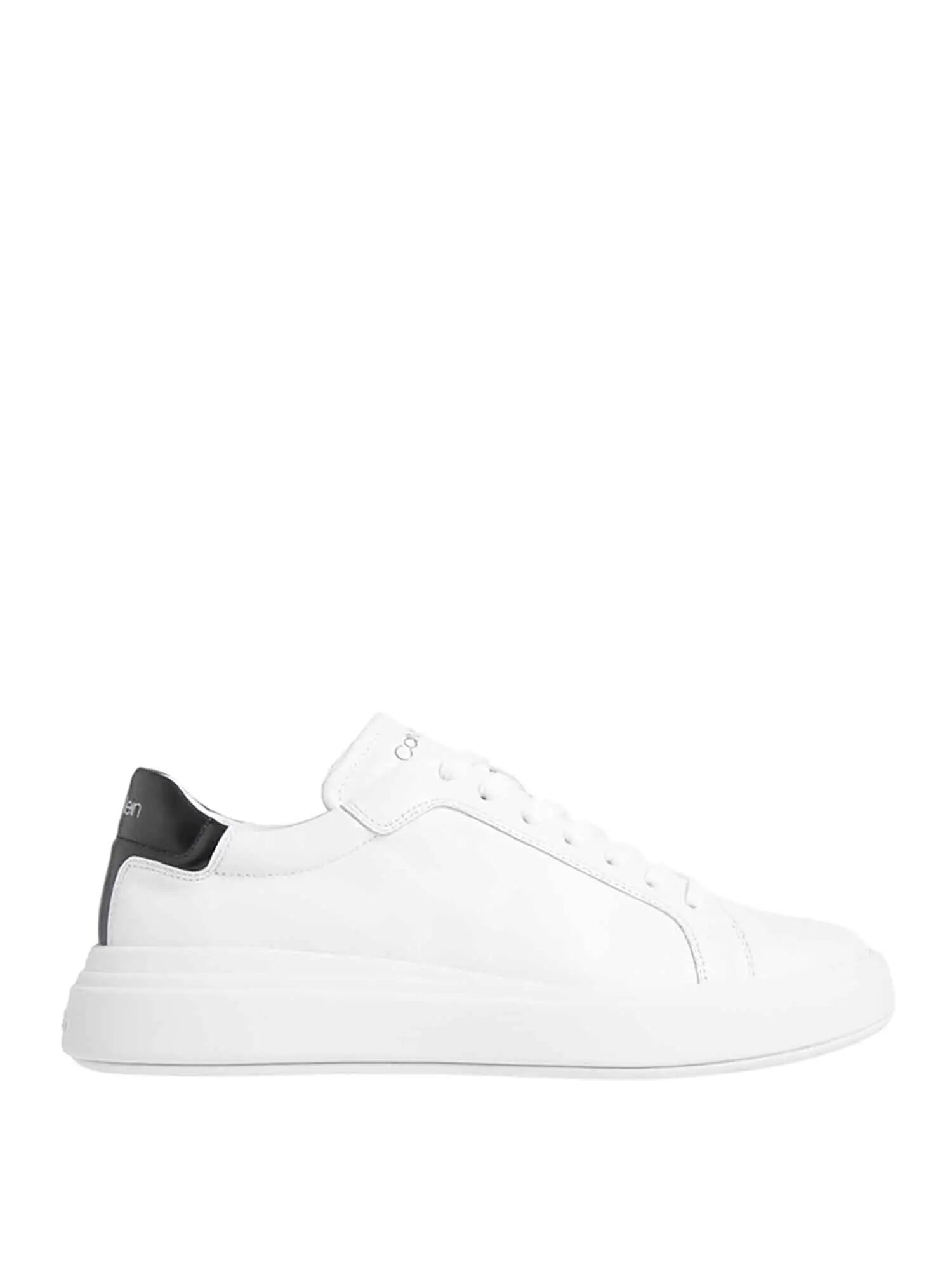 Calvin Klein Sneakers Bianche Uomo BIANCO/NERO 40