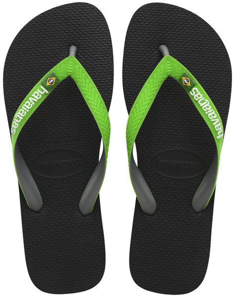 Havaianas Brasil Mix - infradito - uomo Black/Green 41/42 BR