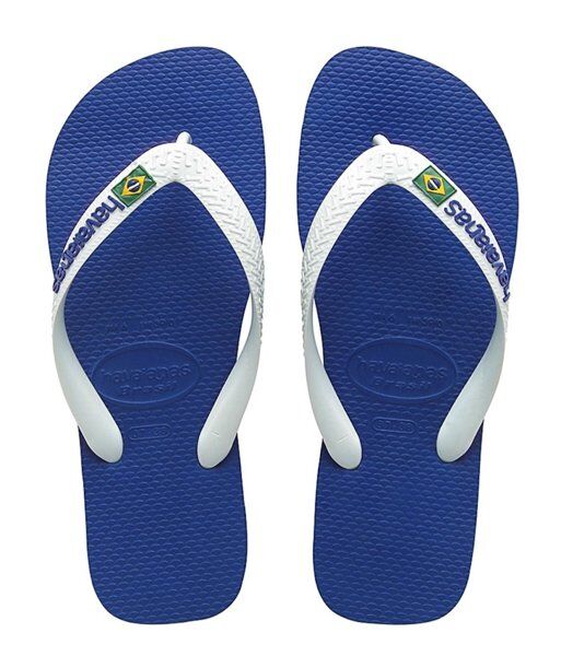 Havaianas Brasil Logo - infradito - unisex Light Blue 43/44 BR