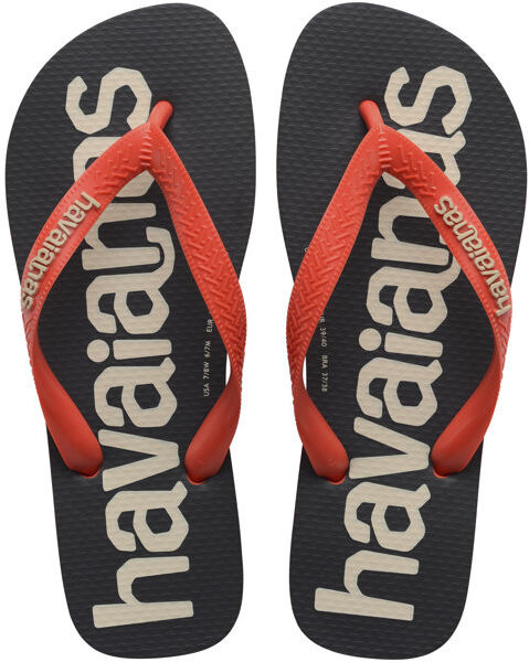 Havaianas Top Logomania 2 - infradito - uomo Orange/Black 45/46 BR