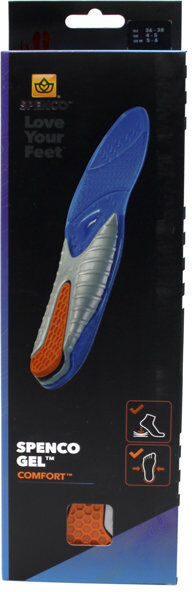 Spenco Gel Comfort - solette scarpe Blue/Grey/Orange 42/44