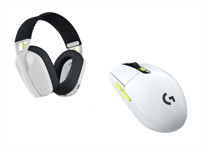 Logitech Wireless Gaming Combo-bianco