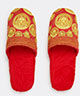 Versace 'medusa Amplified' Slippers, Red