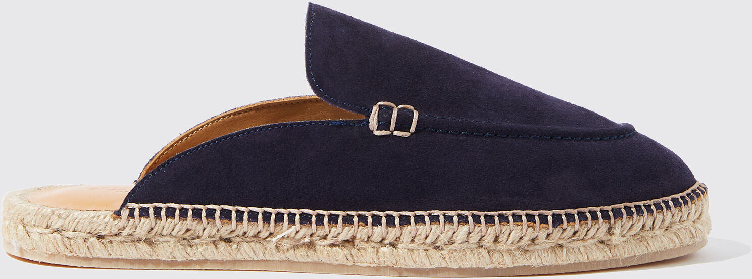 Scarosso Manuel Blue Suede - Uomo Espadrillas Blue - Suede 43