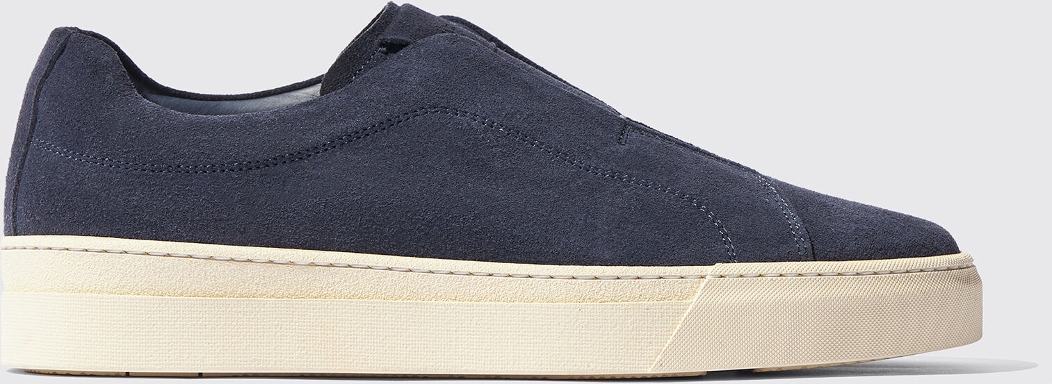 Scarosso Luca Blue Suede - Uomo Sneaker Blue - Suede 40,5