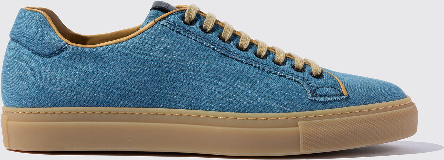 Scarosso Ugo Light Denim - Uomo Sneaker Blu Chiaro - Denim 42.5