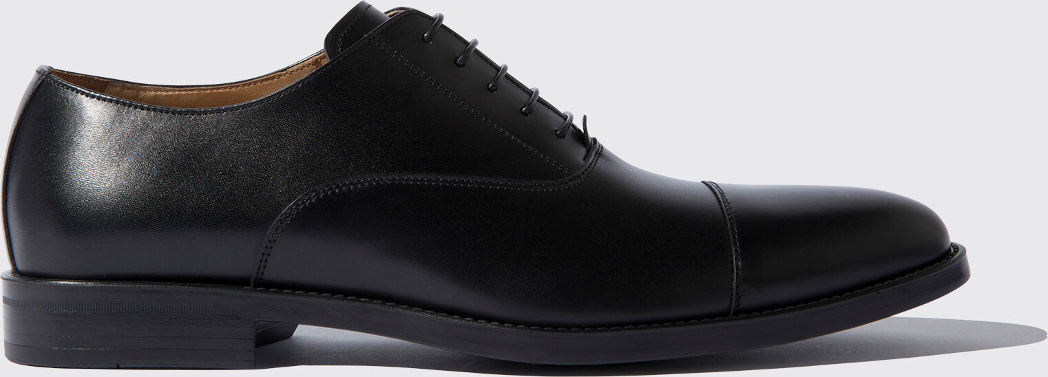 Scarosso Cesare Nero - Uomo Scarpe Oxford Nero - Vitello 40