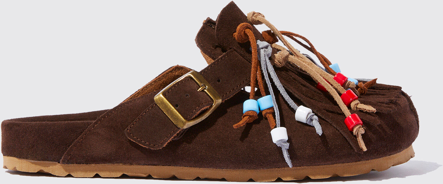 Scarosso Geo Brown - Uomo Sandali Brown - Suede 44