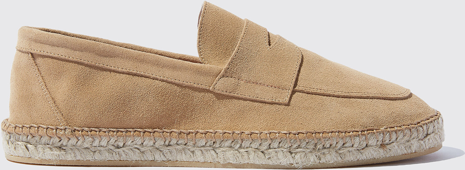 SCAROSSO Diego Beige Suede - Uomo Espadrillas Beige - Camoscio 46