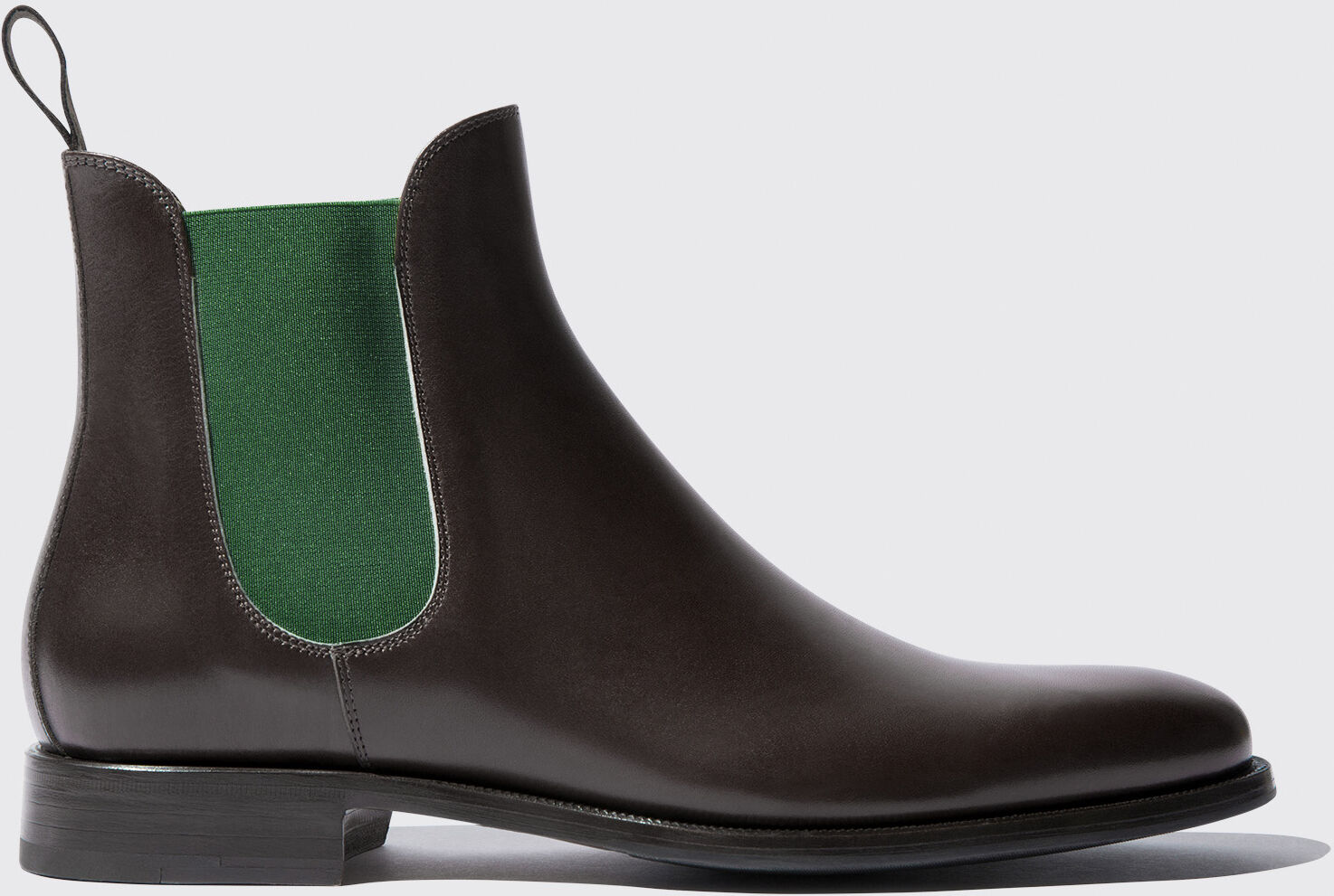 Scarosso Giancarlo Marrone - Uomo Chelsea Boots Marrone - Vitello 42