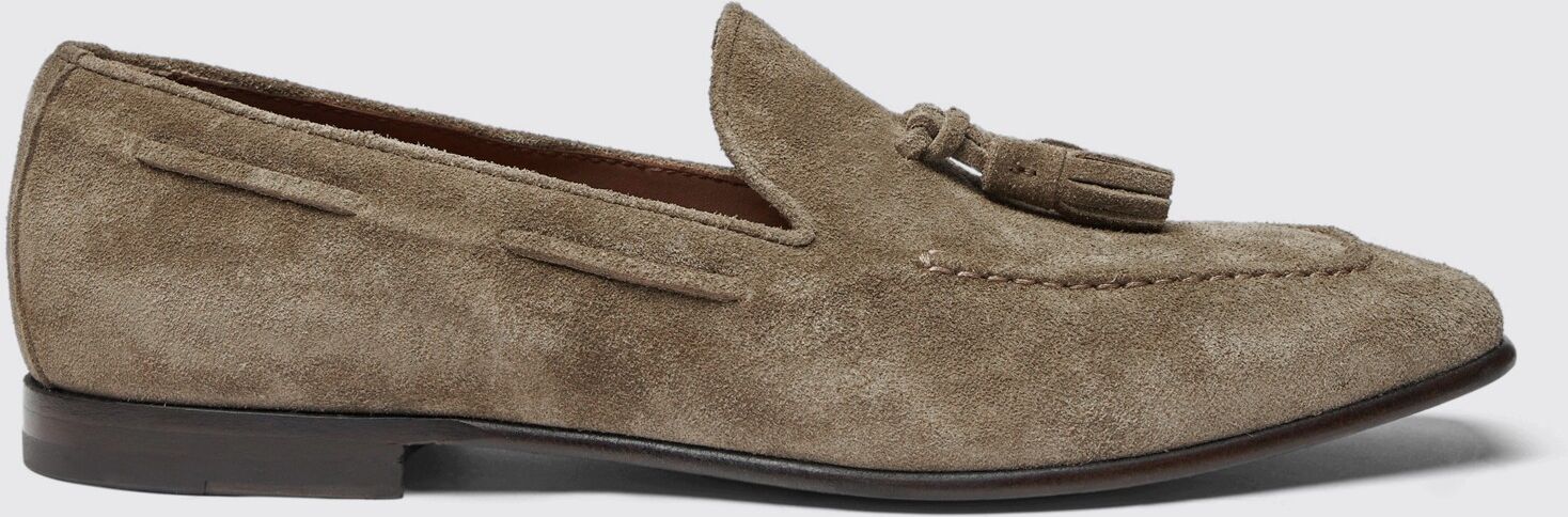 Scarosso Rodolfo Taupe Suede - Uomo Mocassini Taupe - Suede 46