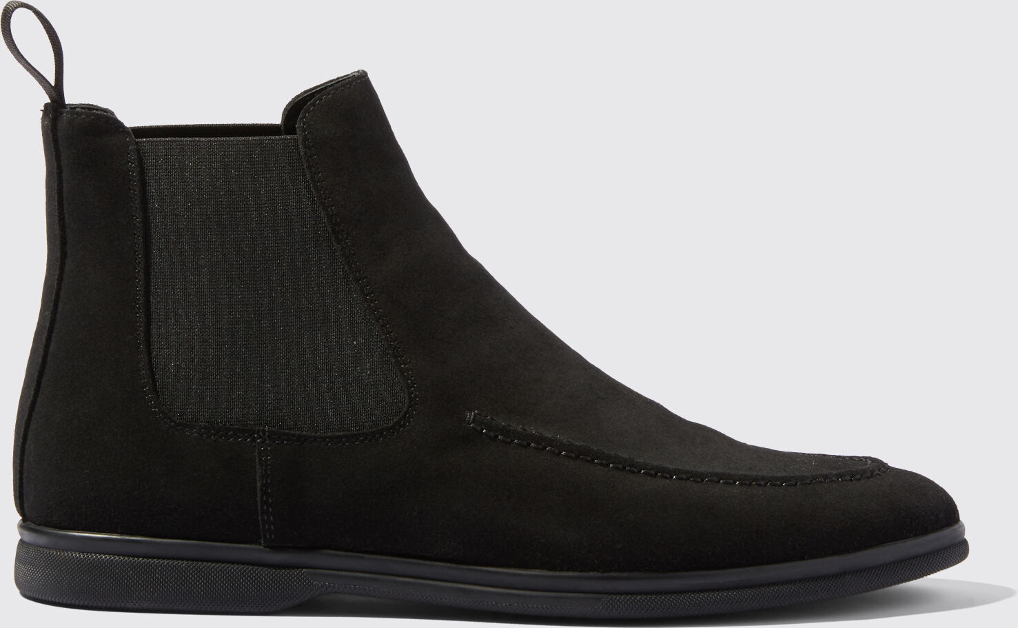 Scarosso Eugenio Nero Scamosciato - Uomo Chelsea Boots Black - Suede 44