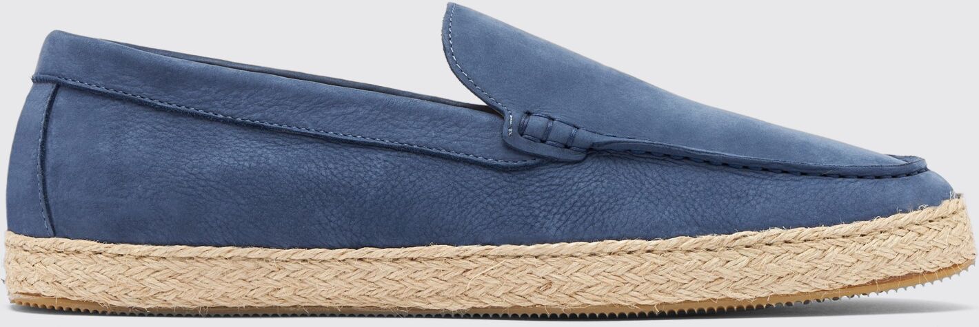 Scarosso Lino Blue Nubuck - Uomo Espadrillas Blue - Nubuck 40