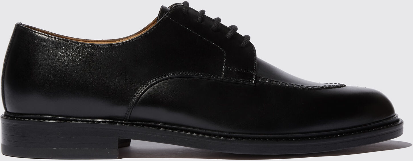 Scarosso Chuck Black - Uomo Derbies Nero - Vitello 42,5