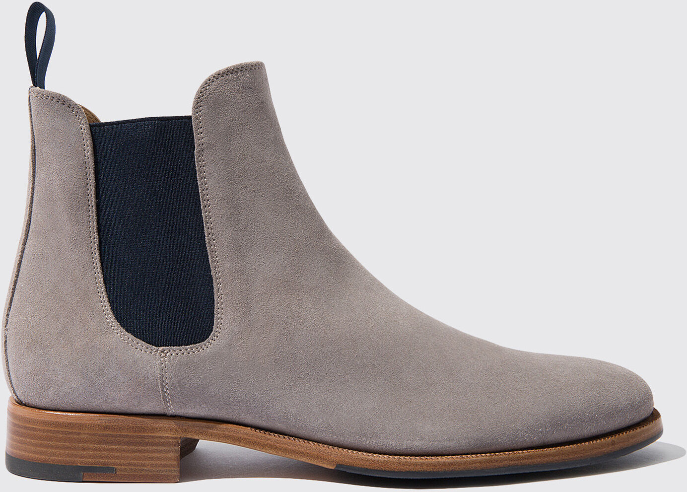 Scarosso Giancarlo Taupe - Uomo Chelsea Boots Grigio Scuro - Camoscio 41,5