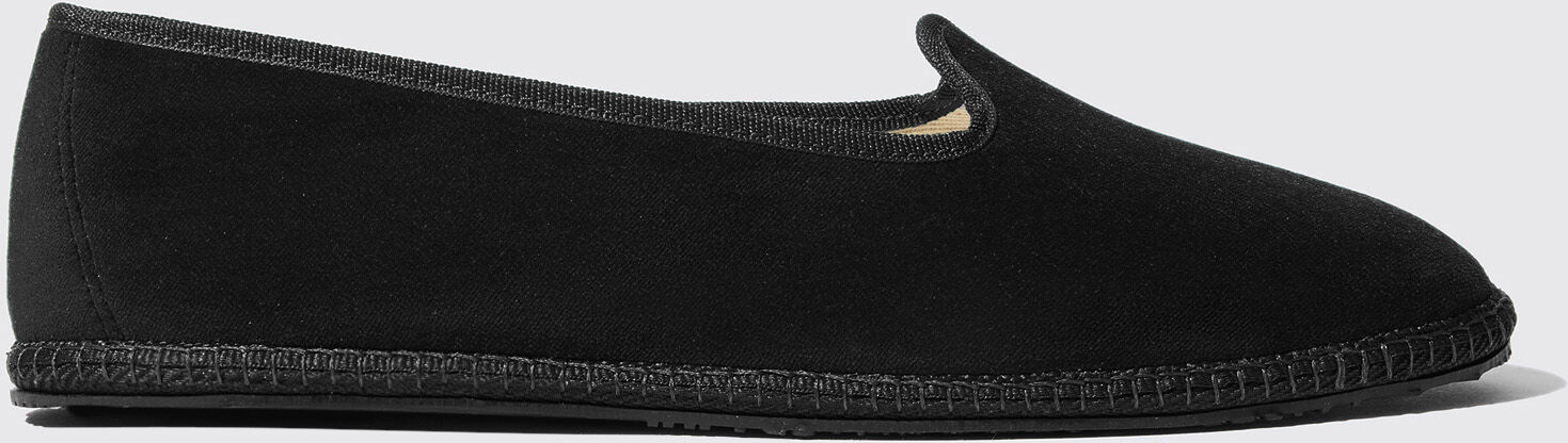 Scarosso Valentino Nero Velluto - Uomo Slippers Nero - Velluto 45