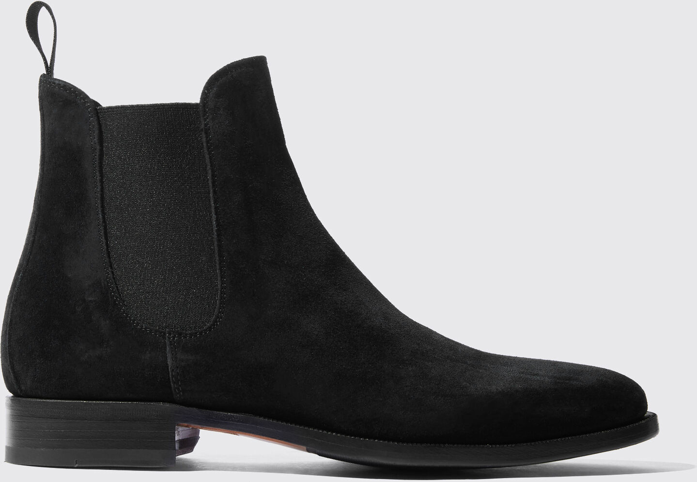 Scarosso Giancarlo Nero Scamosciato - Uomo Chelsea Boots Nero - Camoscio 42,5