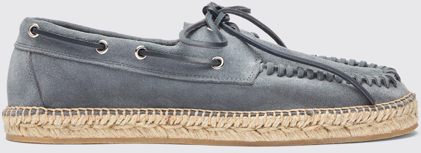 Scarosso Kai Grey Suede - Uomo Espadrillas Grey - Suede 47