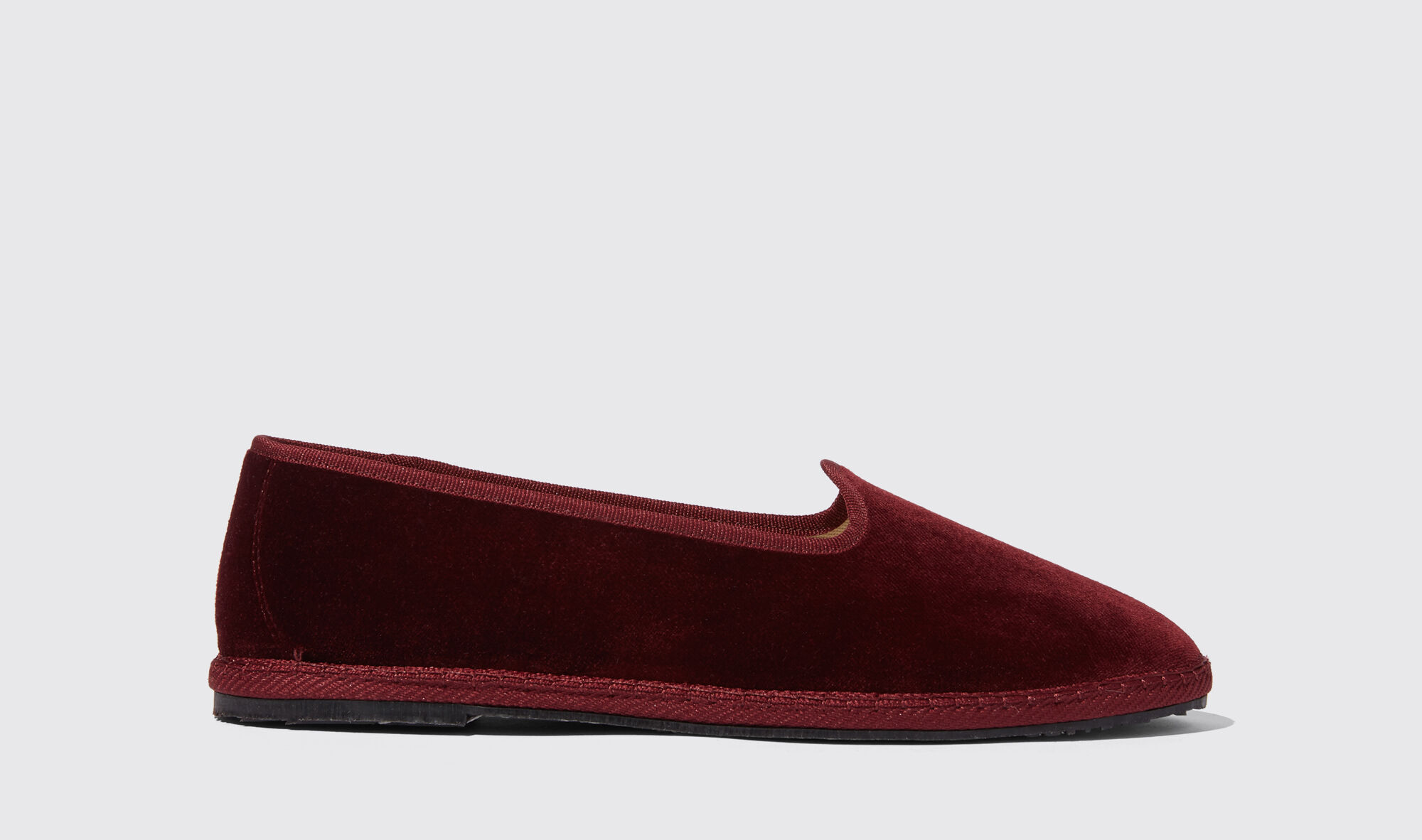 Scarosso Valentino Bordeaux Velluto - Uomo Slippers Bordeaux - Velluto 46