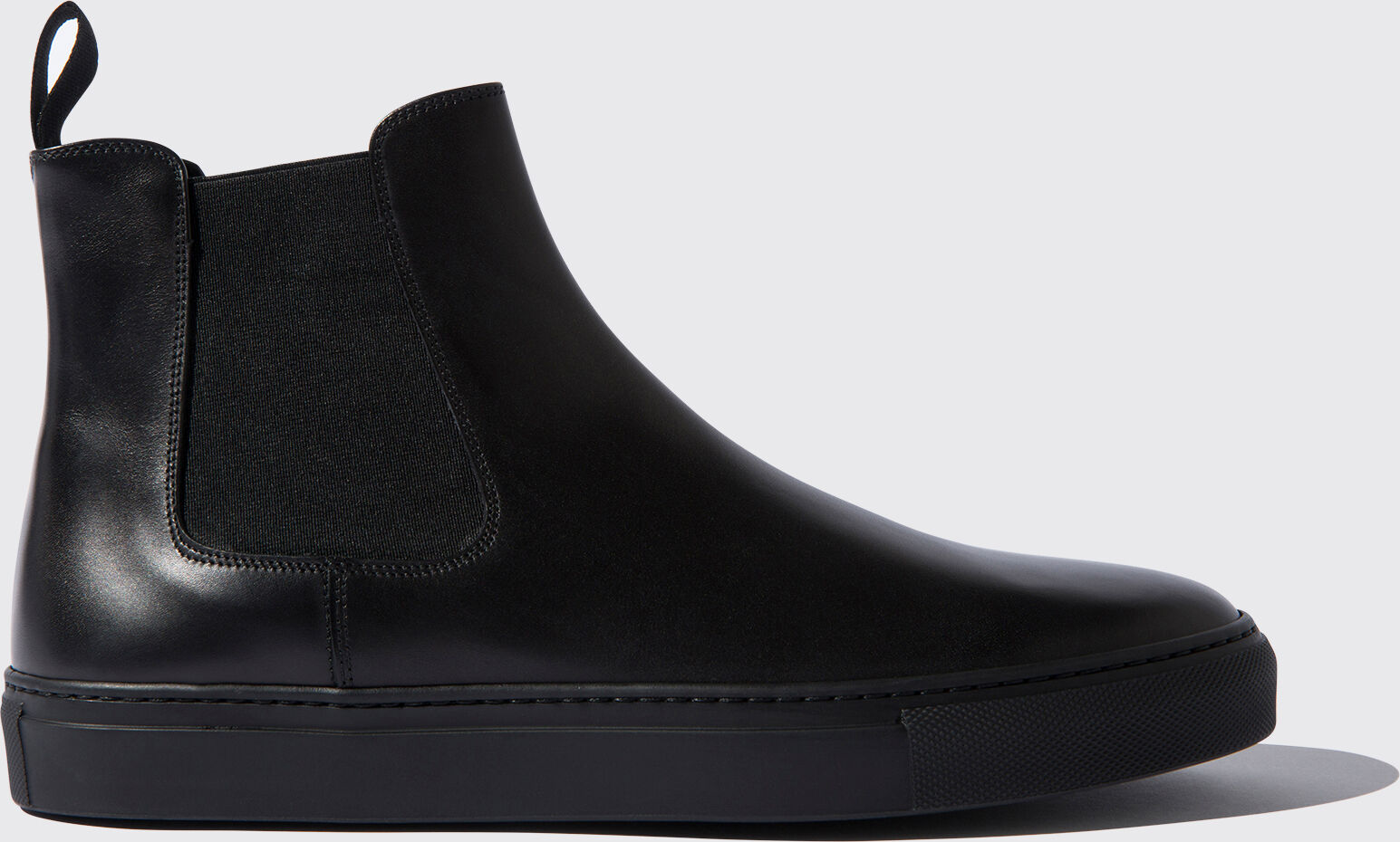 Scarosso Tommaso Nero Intenso - Uomo Sneaker Nero - Vitello 43