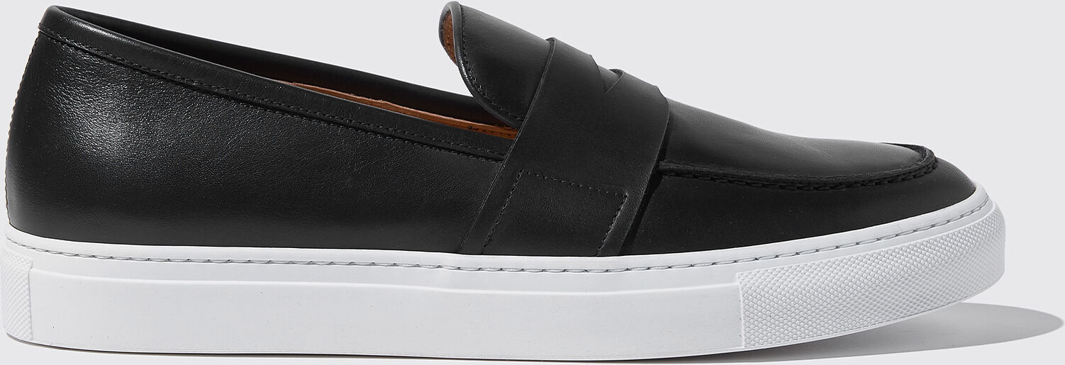 Scarosso Alberto Nero - Uomo Sneaker Nero - Vitello 47