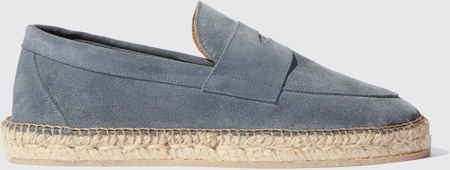 Scarosso Diego Grey Suede - Uomo Espadrillas Grigio - Camoscio 42