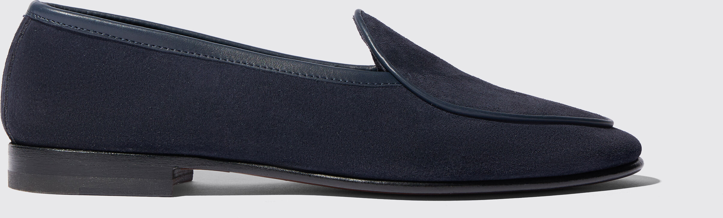 Scarosso Nils Blue Suede - Uomo Mocassini Blue - Suede 45