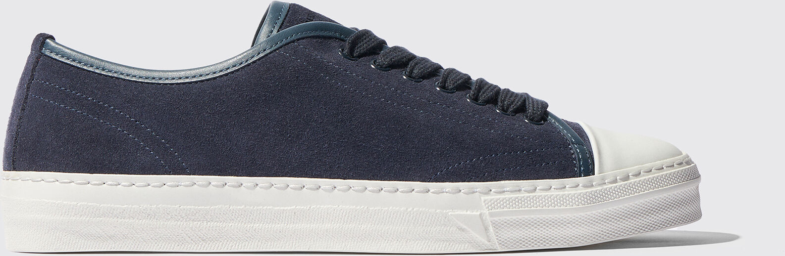 Scarosso Ambrogio Blue Suede - Uomo Sneaker Blue - Suede 42