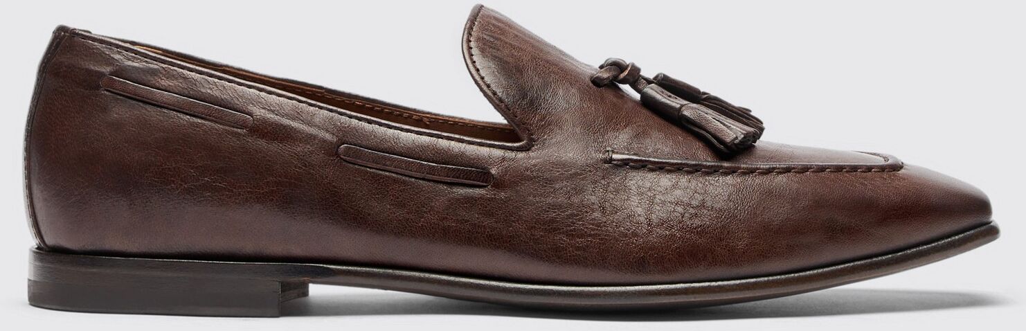 Scarosso Rodolfo Brown - Uomo Mocassini Brown - Calf 47