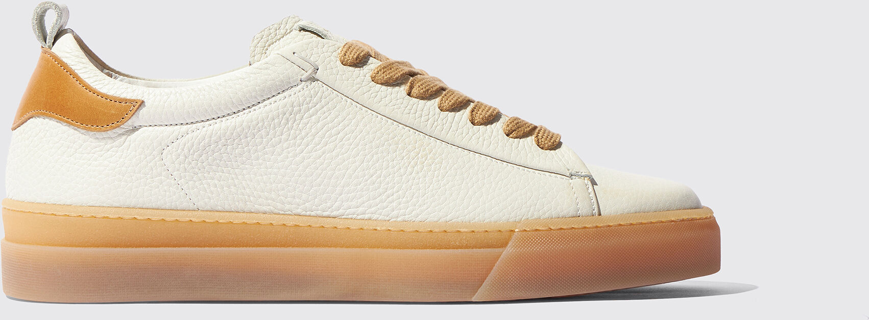 Scarosso Joseph White Grain - Uomo Sneaker White - Calf Leather 40