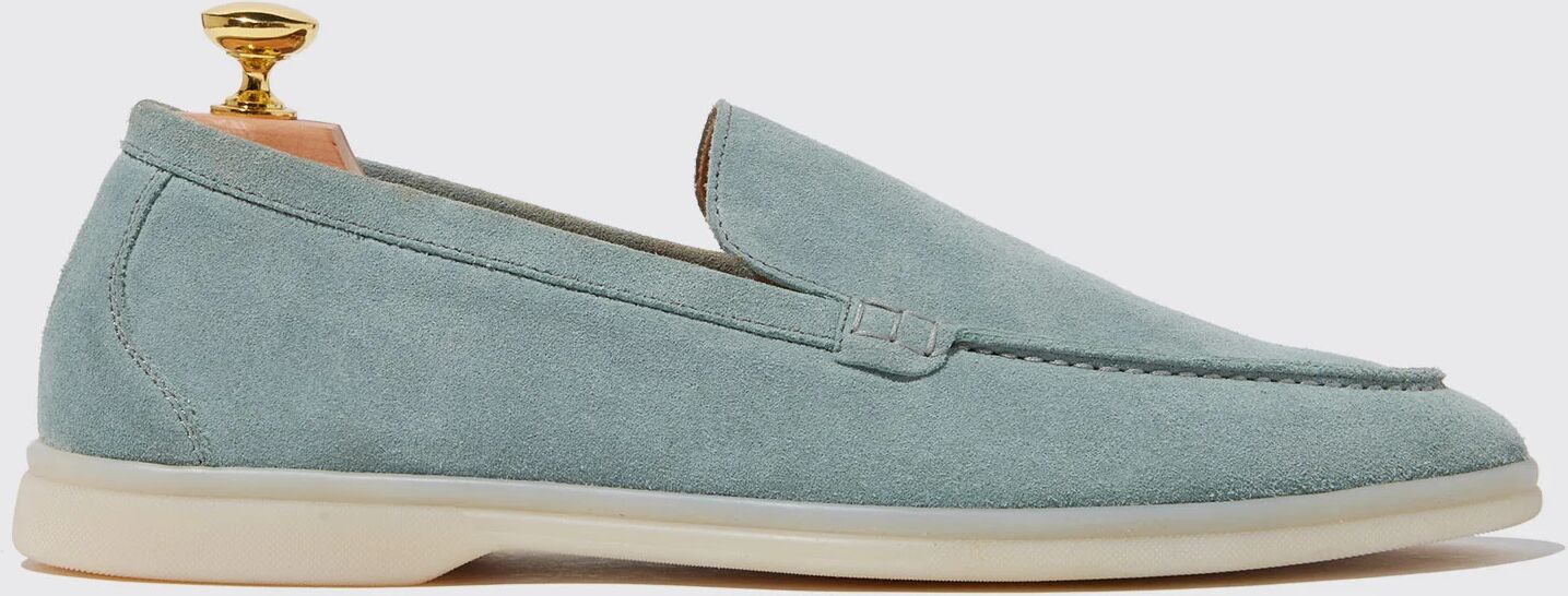 Scarosso Ludovico Salvia Scamosciato - Uomo Mocassini Green - Suede 42,5