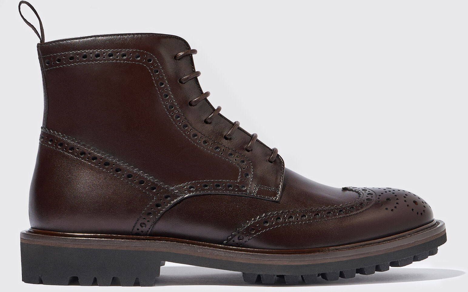 Scarosso Thomas Dark Brown - Uomo Stivali Dark Brown - Suede 39