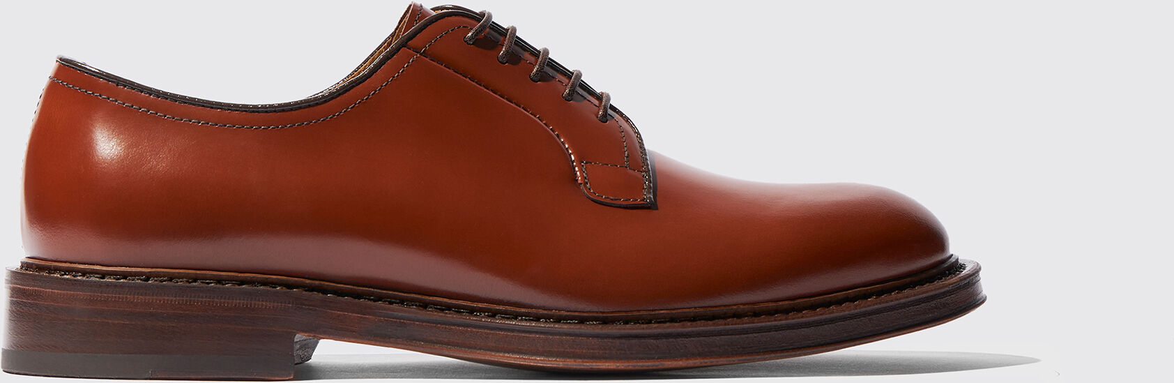 Scarosso Harry Cognac - Uomo Derbies Cognac - Calf 43,5