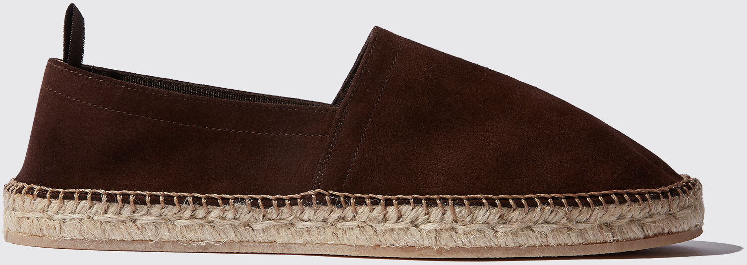 Scarosso Pablo Brown Suede - Uomo Espadrillas Marrone - Camoscio 44