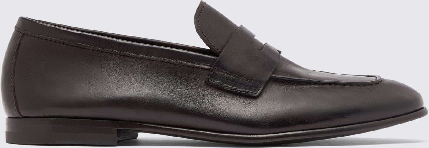 Scarosso Gregory Dark Brown - Uomo Mocassini Dark Brown - Calf 45