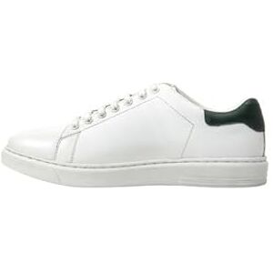 bridgeport Baskets en cuir pour homme, Blanc/vert, 41 EU 41 EU