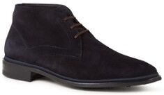 Floris van Bommel Chukka veterschoen van suède - Donkerblauw