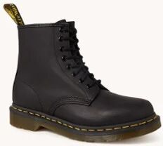 Dr. Martens 1460 Greasy biker boot van leer - Zwart