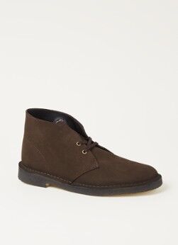 Clarks Desert Boot van suède - Donkerbruin